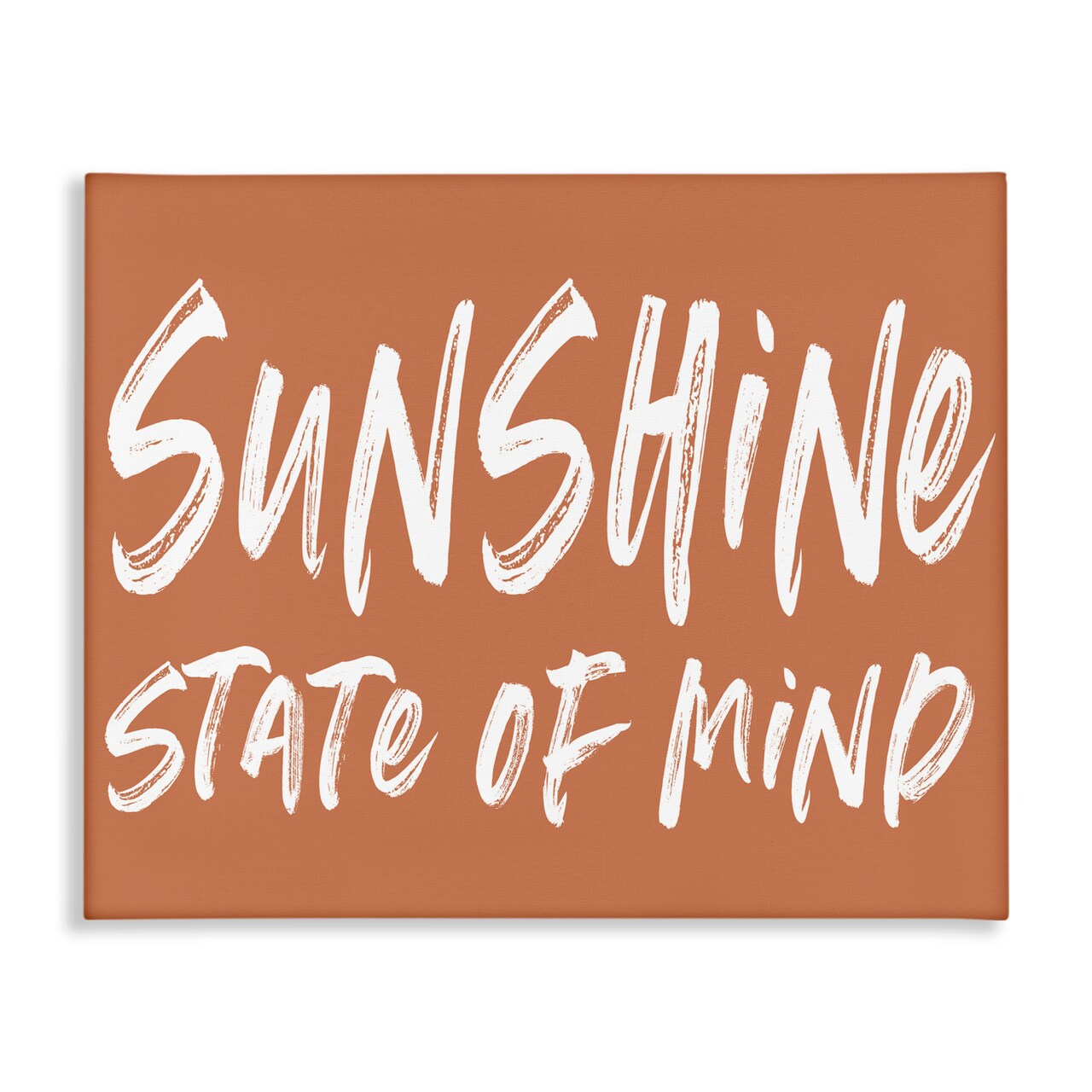 Stupell Industries Summery Sunshine State Of Mind Canvas, design by Lettered and Lined